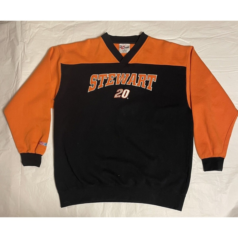 Vintage‎ Tony Stewart #20 Chase Authentics Crewneck Sweatshirt X-Large Nascar